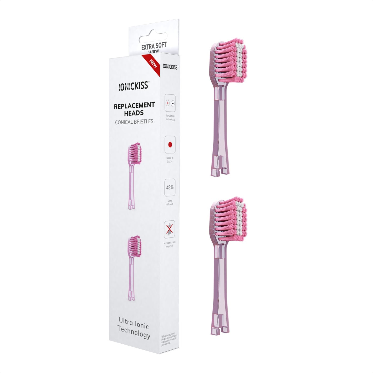 Cabezales de recambio IONICKISS Heads Extrasoft