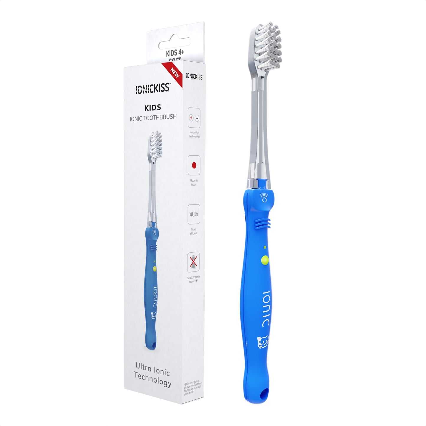 Cepillo ionizante de dientes para niños IONICKISS Kids Blue