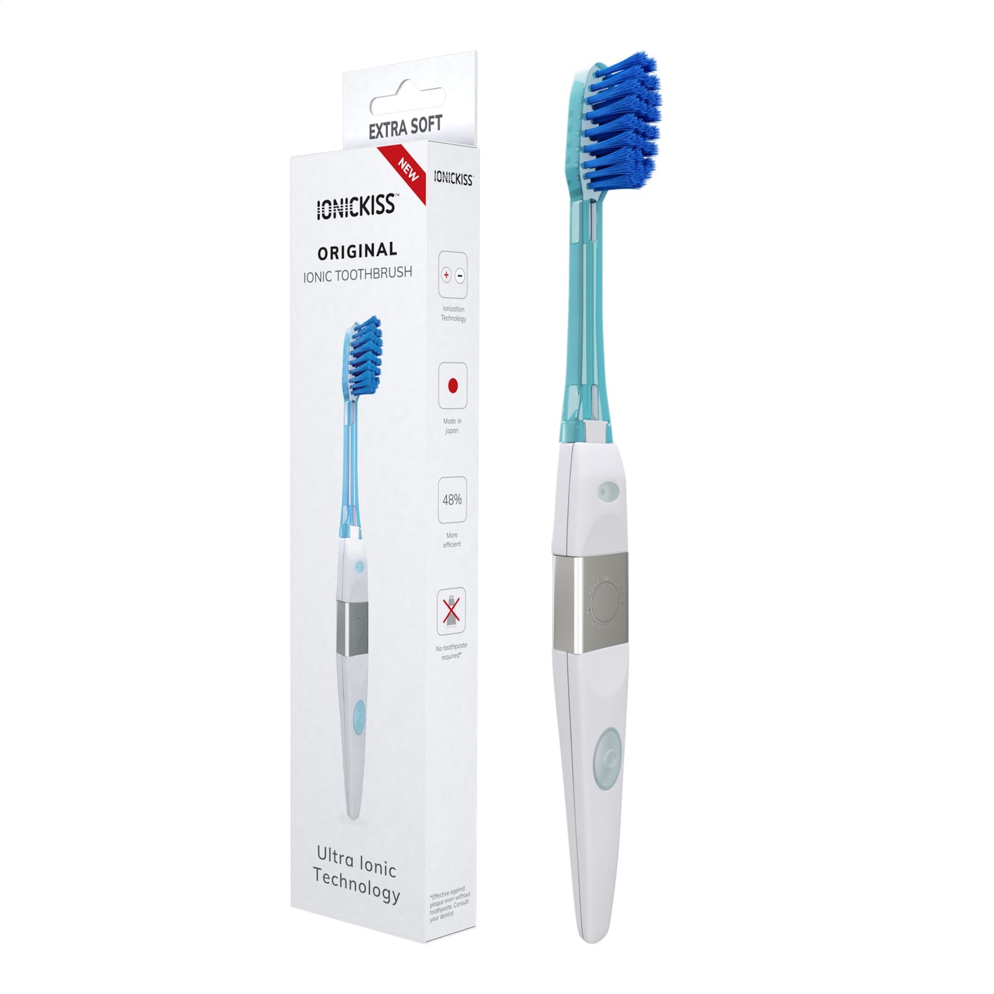 Cepillo ionizante de dientes manual IONICKISS Original Extrasoft